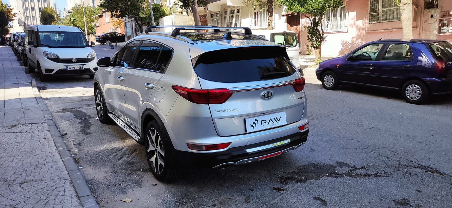 Renault Koleos 2017-2025 Portbagaj Taşıyıcı Ara Atkisi - Ara Çubuk Paw Pro 2 Gri