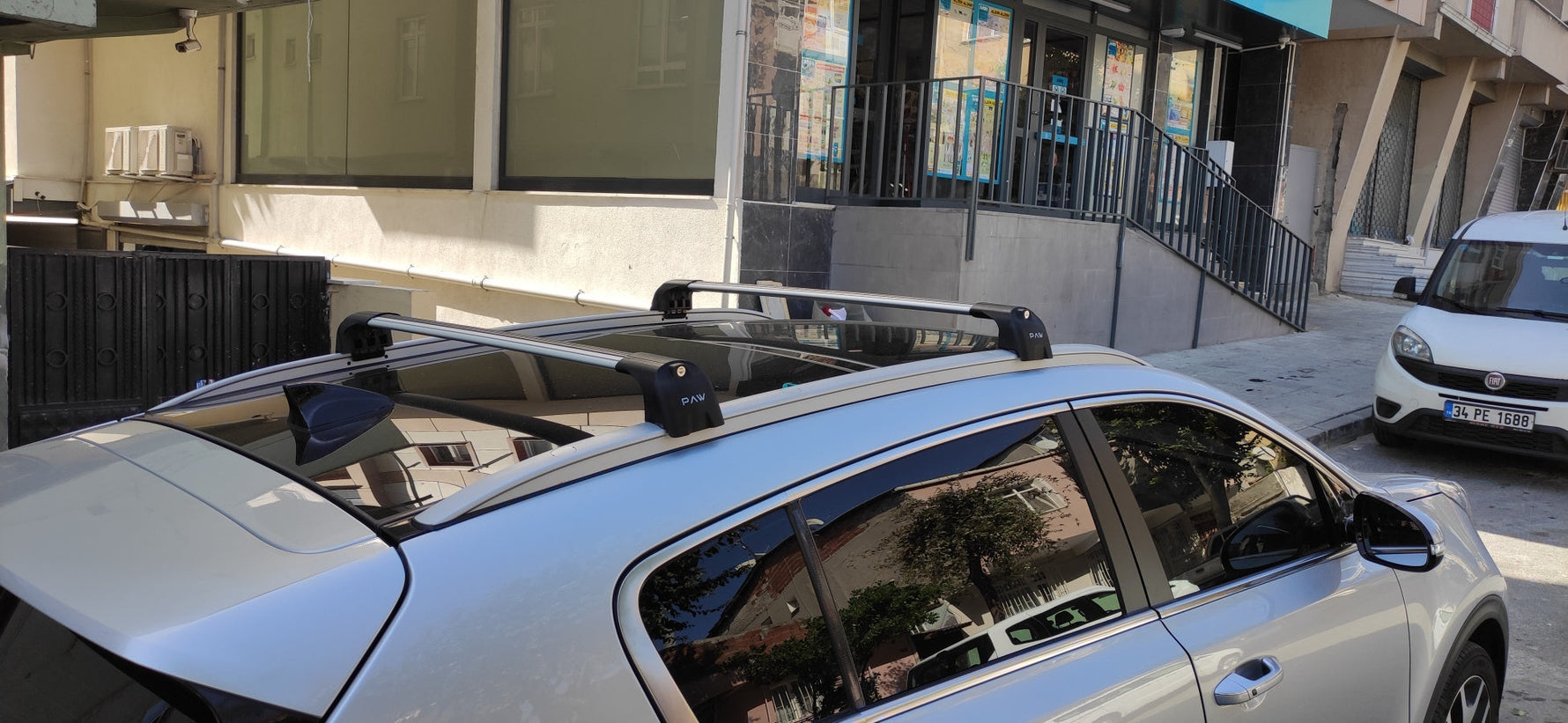 Seat Tarraco 2019-2025 Portbagaj Taşıyıcı Ara Atkisi - Ara Çubuk Paw Pro 2 Gri