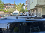 Land Rover Defender 110 2020-2025 Araç Üstü Alüminyum Tavan Yan Rayları Plus Serisi - Siyah