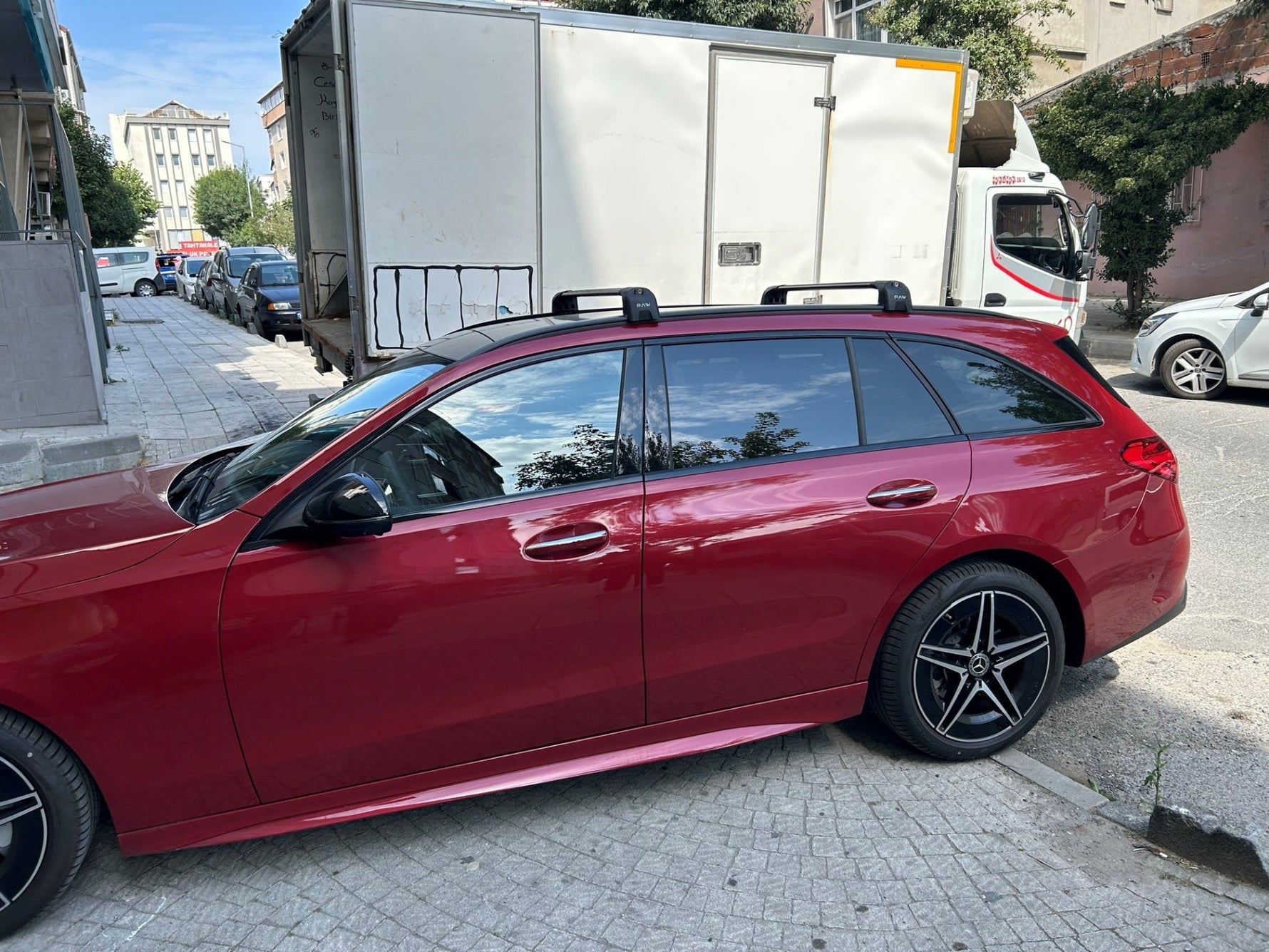 Mercedes C Estate S205 2014-2021 Portbagaj Taşıyıcı Ara Atkisi - Ara Bar Paw Pro 2 Gri
