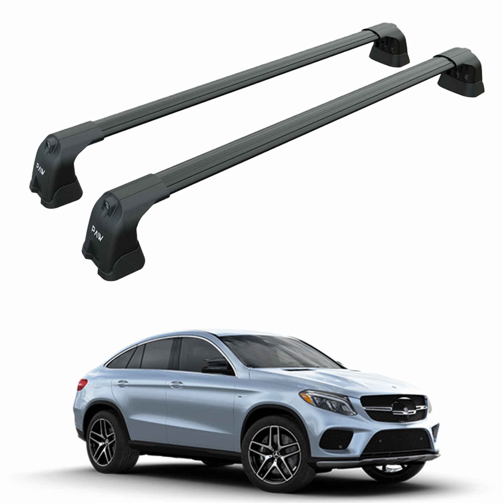 Mercedes Gle Coupe C167 2018-2025 Portbagaj Taşıyıcı Ara Atkı Aparatı Paw Pro 3 Siyah