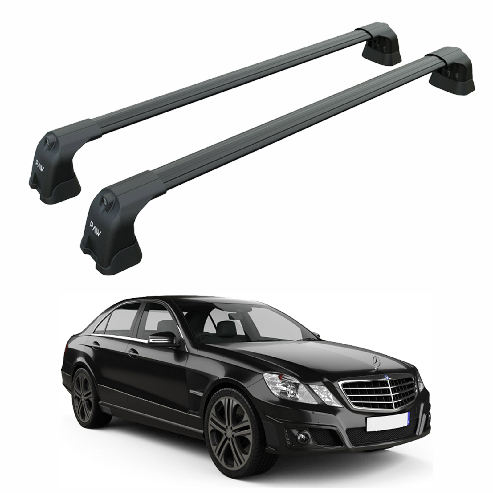 Mercedes E Sedan W212 2009-2013 Portbagaj Taşıyıcı Ara Atkı Aparatı Paw Pro 3 Siyah