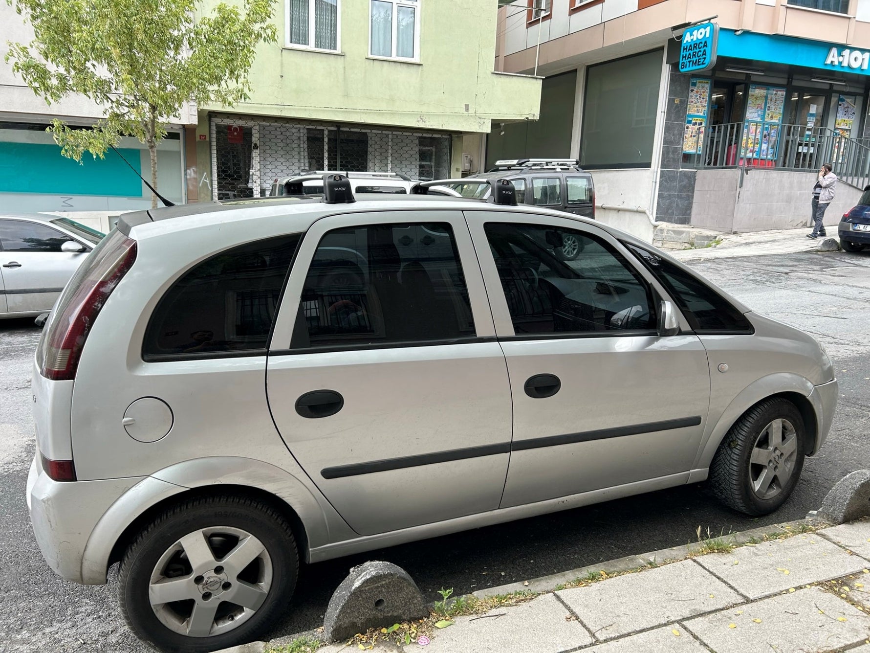 Opel Meriva A (2003-2010) Portbagaj Taşıyıcı Ara Atkı Aparatı Paw Pro 3 Gri