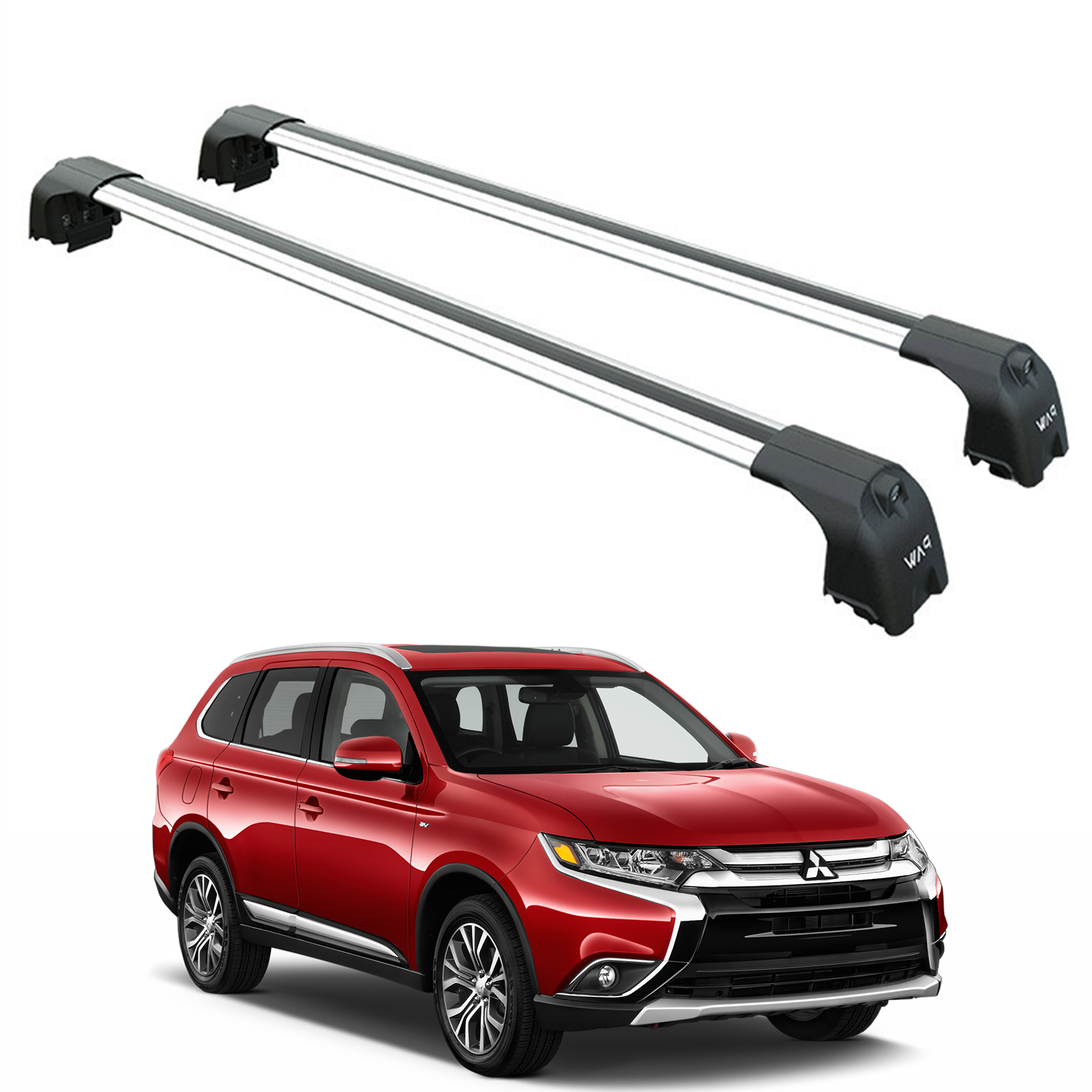 Mitsubishi Outlander 2013-2021 Portbagaj Taşıyıcı Ara Atkisi - Ara Çubuk Paw Pro 2 Gri