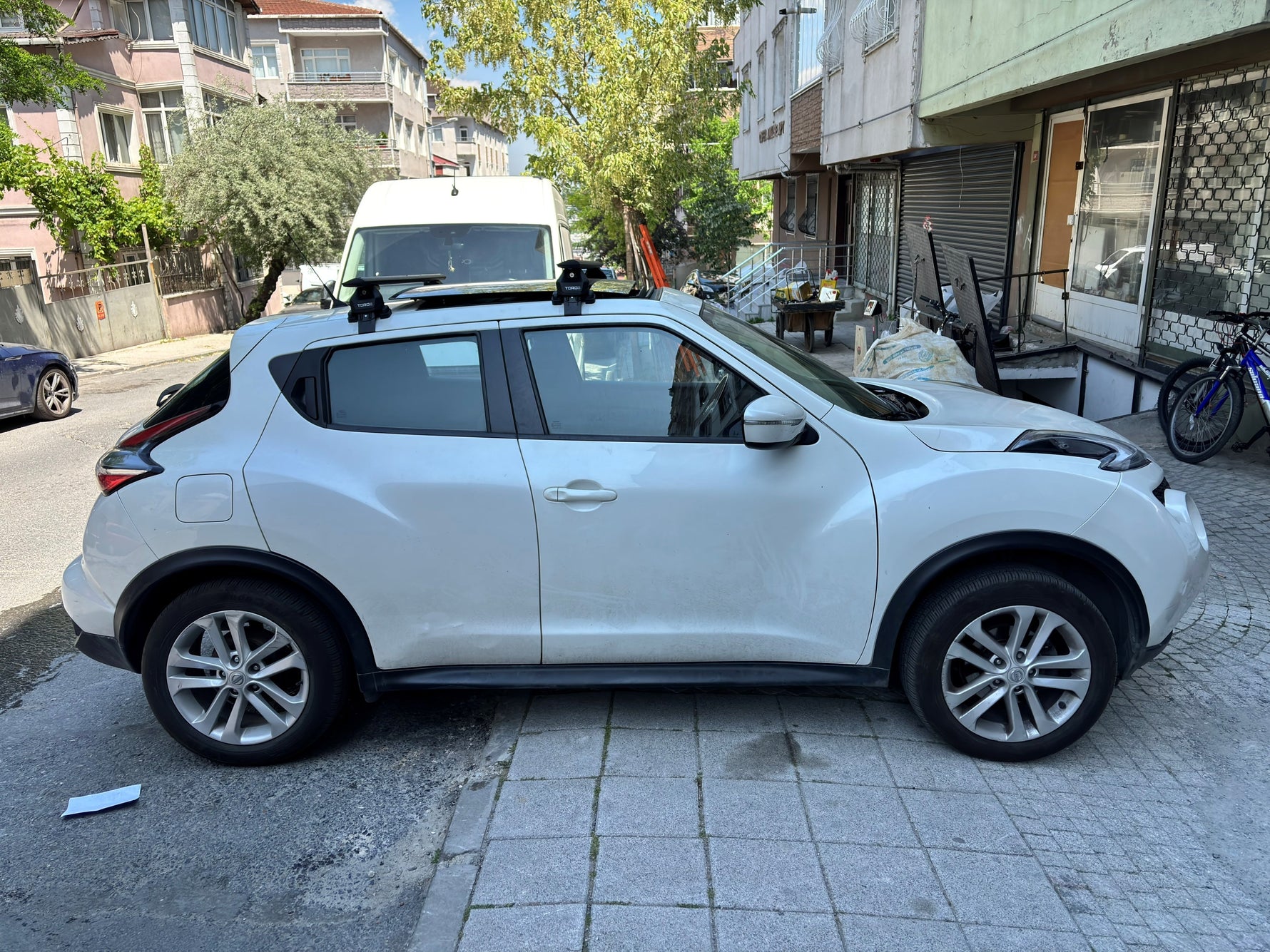 Nissan Juke F15 2011-2019 Oluksuz Üst Tavan Portbagaj Taşıyıcı Ara Atkısı Toros Serisi Pro 4 Siyah