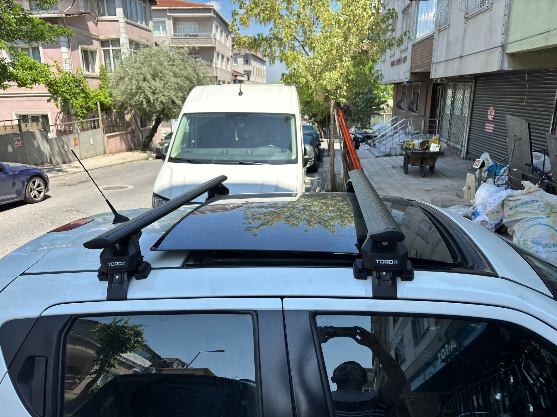Nissan Juke F15 2011-2019 Oluksuz Üst Tavan Portbagaj Taşıyıcı Ara Atkısı Toros Serisi Pro 4 Siyah