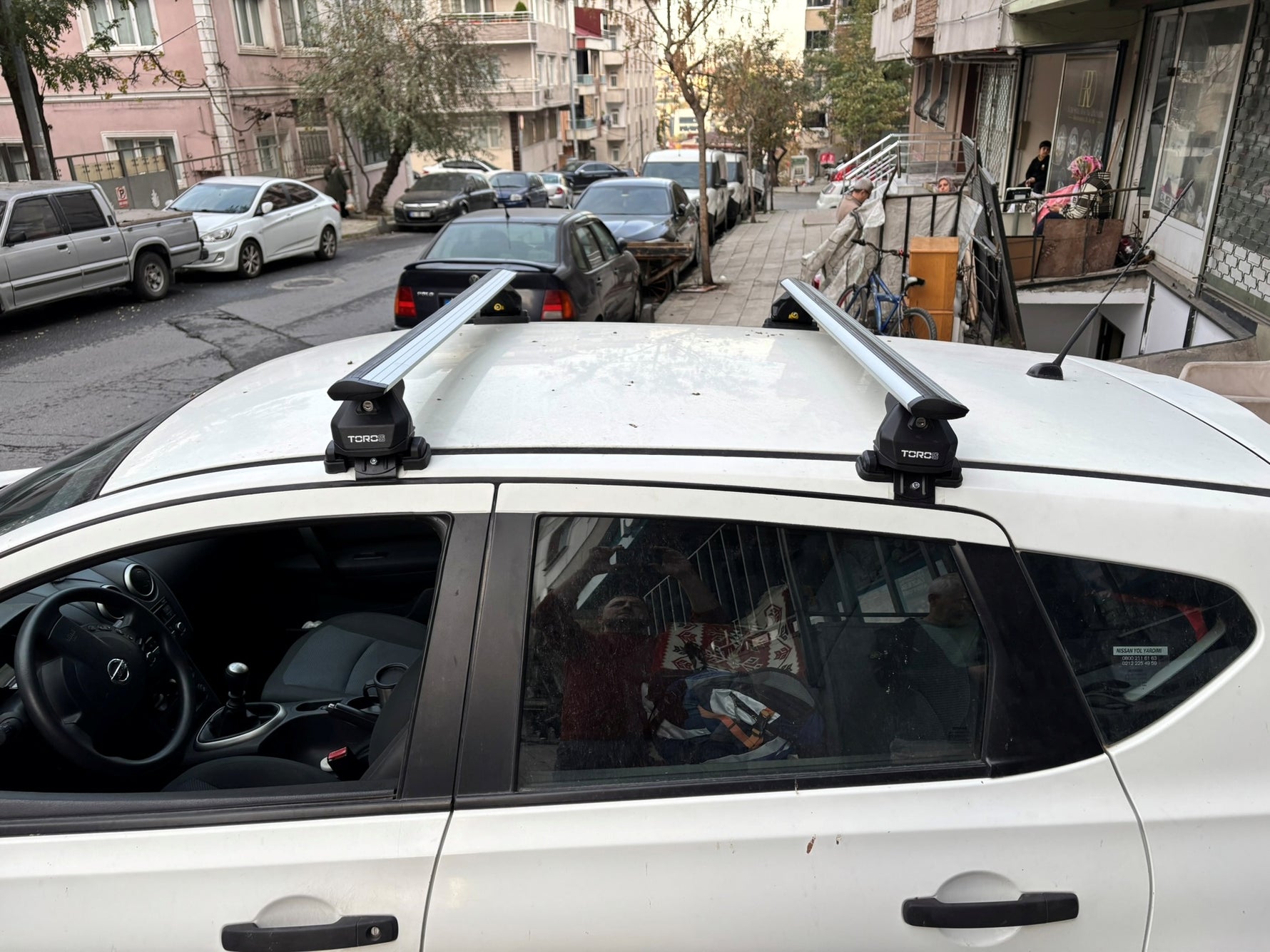Nissan Qashqai J10 (2006-2013) Tavan Portbagaj Taşıyıcı Ara Atkısı, Toros Pro 4, Siyah