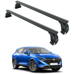 Nissan Qashqai J12 2021-2025 Oluksuz Üst Tavan Portbagaj Taşıyıcı Ara Atkısı Toros Serisi Pro 4 Siyah