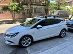 Opel Astra K 2015-2021 Oluksuz Üst Tavan Portbagaj Taşıyıcı Ara Atkısı Toros Serisi Pro 4 Gri