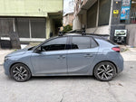 Opel Corsa F (2019-2025) Oluksuz Tavan Portbagaj Taşıyıcı Ara Atkısı, Toros Serisi Pro 4, Siyah
