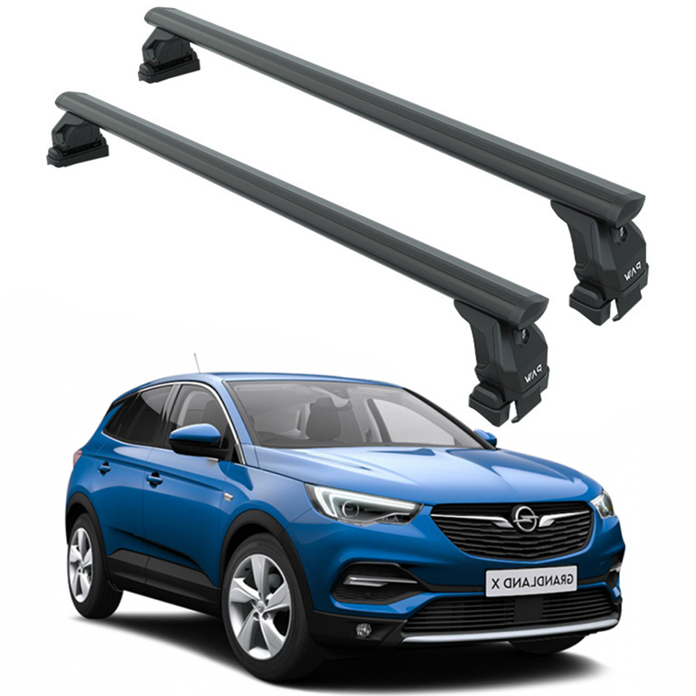 Opel Grandland X Tavan Portbagaj Taşıyıcı Ara Atkısı Toros Pro 4, Siyah