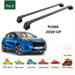 Ford Puma 2019-2025 Portbagaj Taşıyıcı Ara Atkısı - Ara Çubuk Paw Pro 2 Siyah