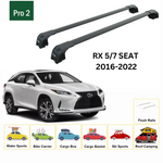 Lexus Rx 2016-2022 Portbagaj Taşıyıcı Ara Atkisi - Ara Çubuk Paw Pro 2 Siyah