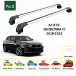 BMW X2 F39 (2018-2023) Uyumlu Tavan Ara Barı-Pro 2-Gri