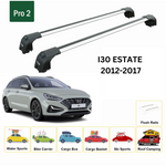 Hyundai İ30 Estate 2012-2017 Portbagaj Taşıyıcı Ara Atkisi - Ara Çubuk Paw Pro 2 Gri