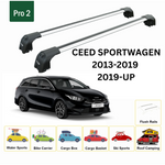 Kia Ceed Sportswagon 2013-2018Portbagaj Taşıyıcı Ara Atkisi - Ara Çubuk Paw Pro 2 Gri