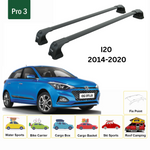 Paw Hyundai i20 (GB) 2014-2020 Cross Bar Roof Rack Carrier - Pro 3 Black