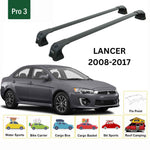 Paw Mitsubishi Lancer (2008-2017) Ara Atkı Portbagaj Taşıyıcı - Pro 3 Siyah