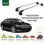 Paw BMW 7 Serisi G11/G12 LCI (2016-2022) Ara Atkı Portbagaj Taşıyıcı Pro 3 Gri