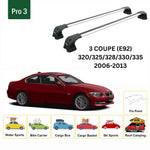 Bmw 3 Serisi Coupe E92 (2006-2013) Ara Atkı Portbagaj Taşıyıcı - Paw Pro 3 Gri