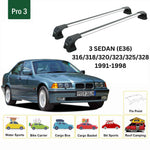 Bmw 3 Serisi Sedan E36 (1991-1998) Ara Atkı Portbagaj Taşıyıcı - Paw Pro 3 Gri