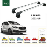 Paw Mercedes-Benz T-Serisi (2022-2025) Ara Atkı Portbagaj Taşıyıcı - Pro 3 Gri