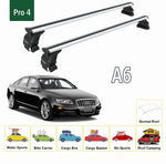 Audi A6/S6/Rs6 C6 Sedan 2005-2011 Oluksuz Üst Tavan Portbagaj Taşıyıcı Ara Atkısı Toros Serisi Pro 4 Gri