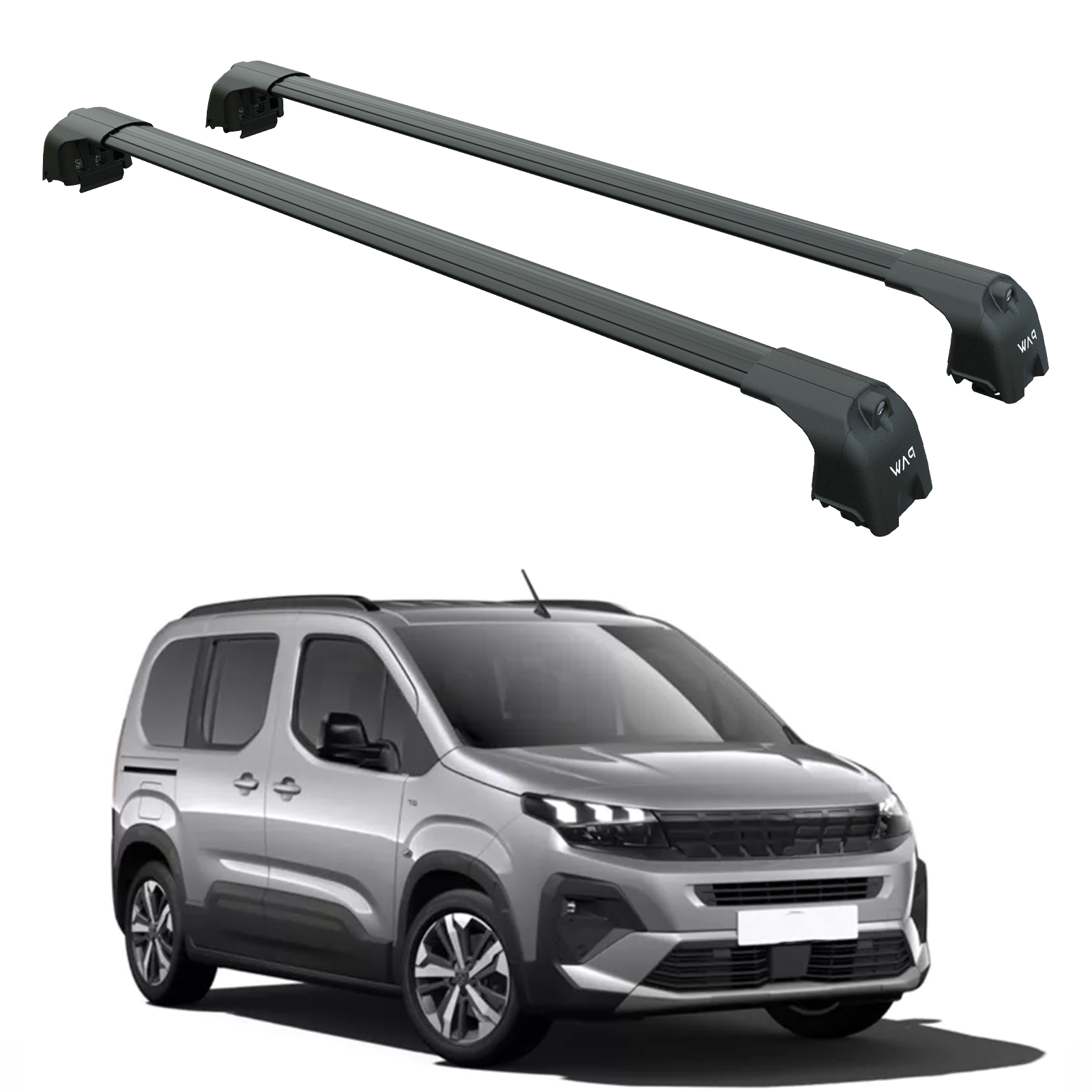 Opel Combo 2023-2025 Portbagaj Taşıyıcı Ara Atkisi - Ara Çubuk Paw Pro 2 Siyah