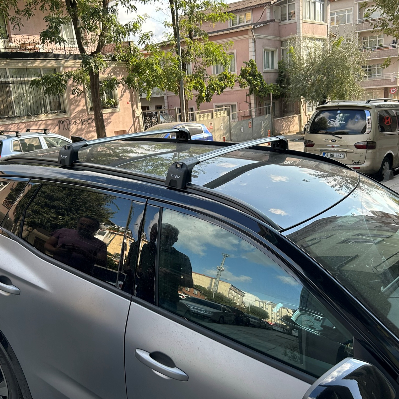 Audi Q7 2007-2015 Portbagaj Taşıyıcı Ara Atkisi - Ara Çubuk Paw Pro 2 Siyah
