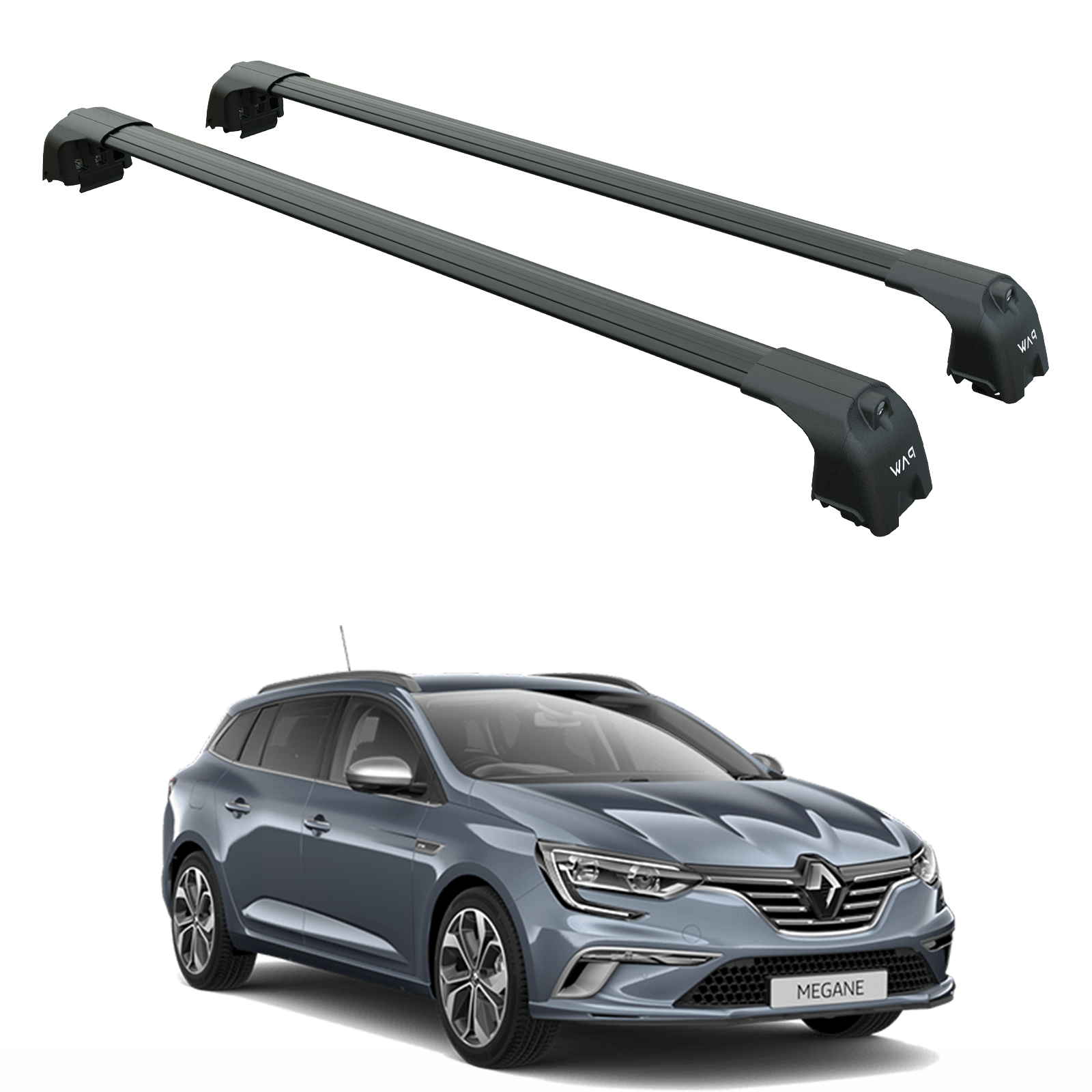Renault Megane Sport Tourer 2017-2025 Portbagaj Taşıyıcı Ara Atkisi - Ara Çubuk Paw Pro 2 Siyah