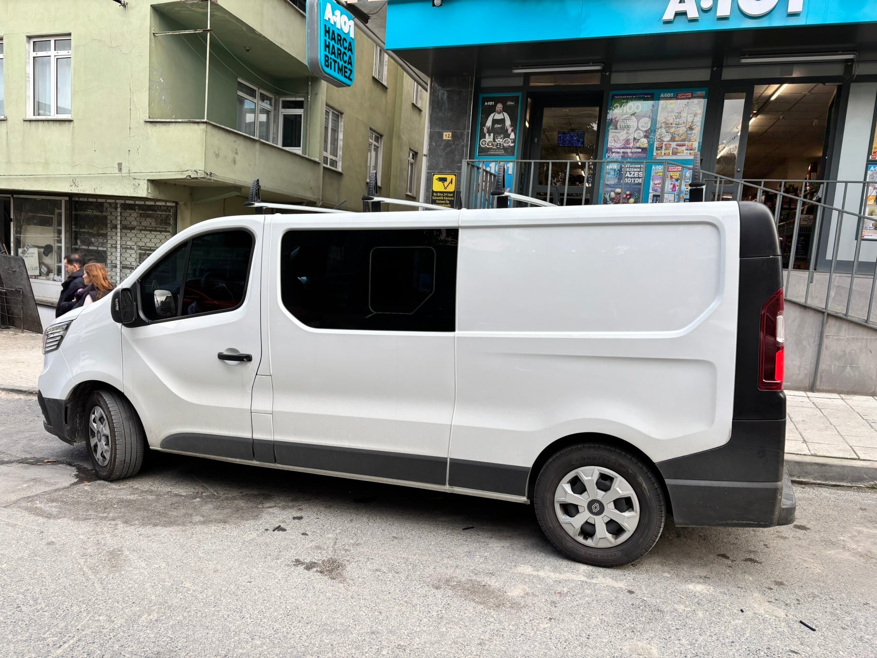Fiat Scudo 2022-2025 Araç Üstü Merdiven Sabitleyici, Yük Taşıma Sistemleri Pratik Seri 2 Adet