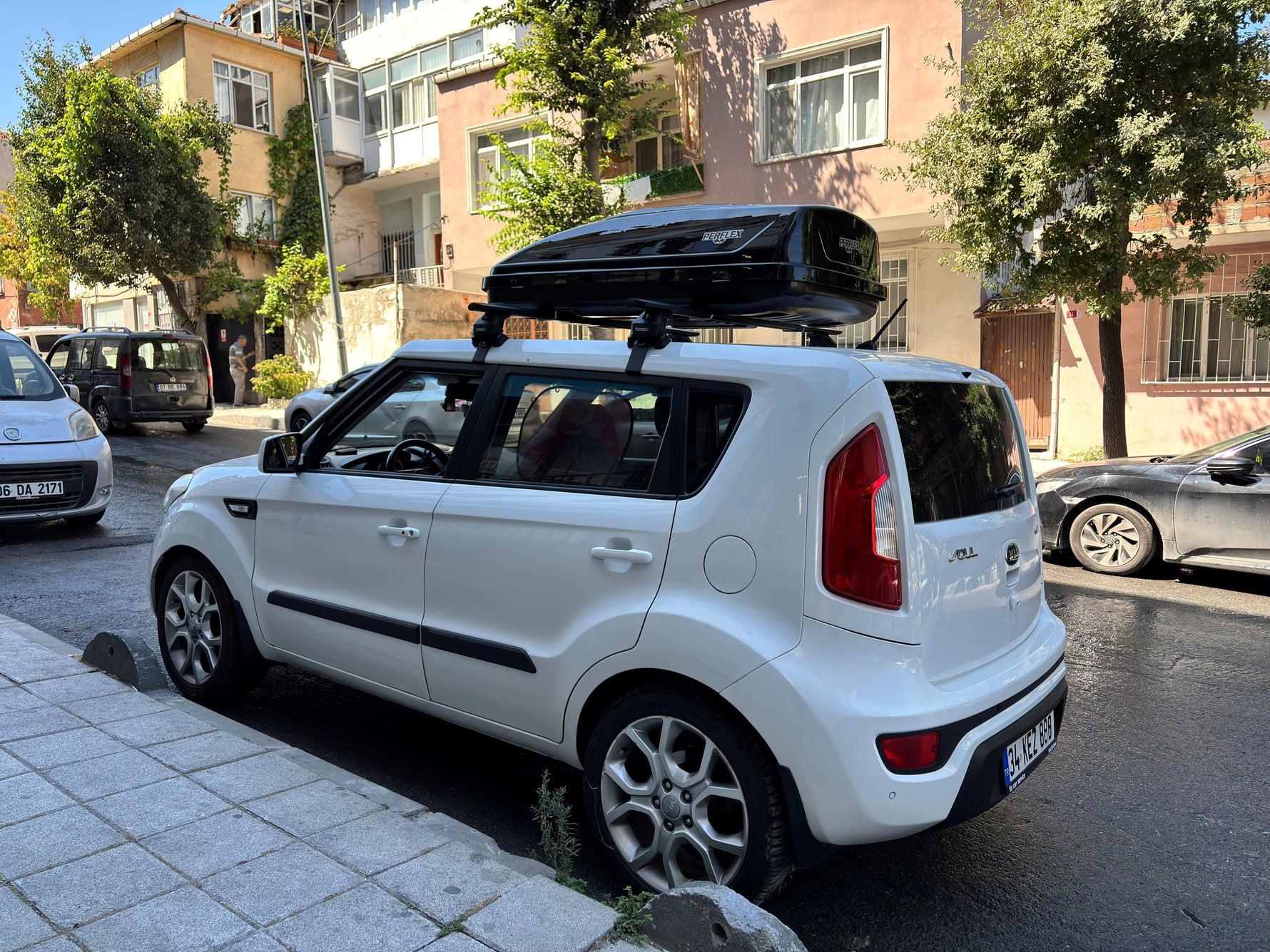 Kia Soul 2008-2013 Oluksuz Üst Tavan Portbagaj Taşıyıcı Ara Atkısı Toros Serisi Pro 4 Gri