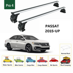 Volkswagen Passat Sedan B6 2005-2011 Oluksuz Üst Tavan Portbagaj Taşıyıcı Ara Atkısı Toros Serisi Pro 4 Gri
