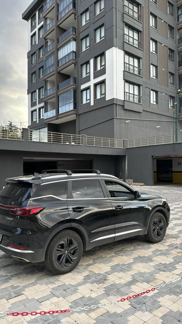 Chery Tiggo 7 Pro 2022-2025 Portbagaj Taşıyıcı Ara Atkisi - Ara Çubuk Paw Pro 2 Siyah