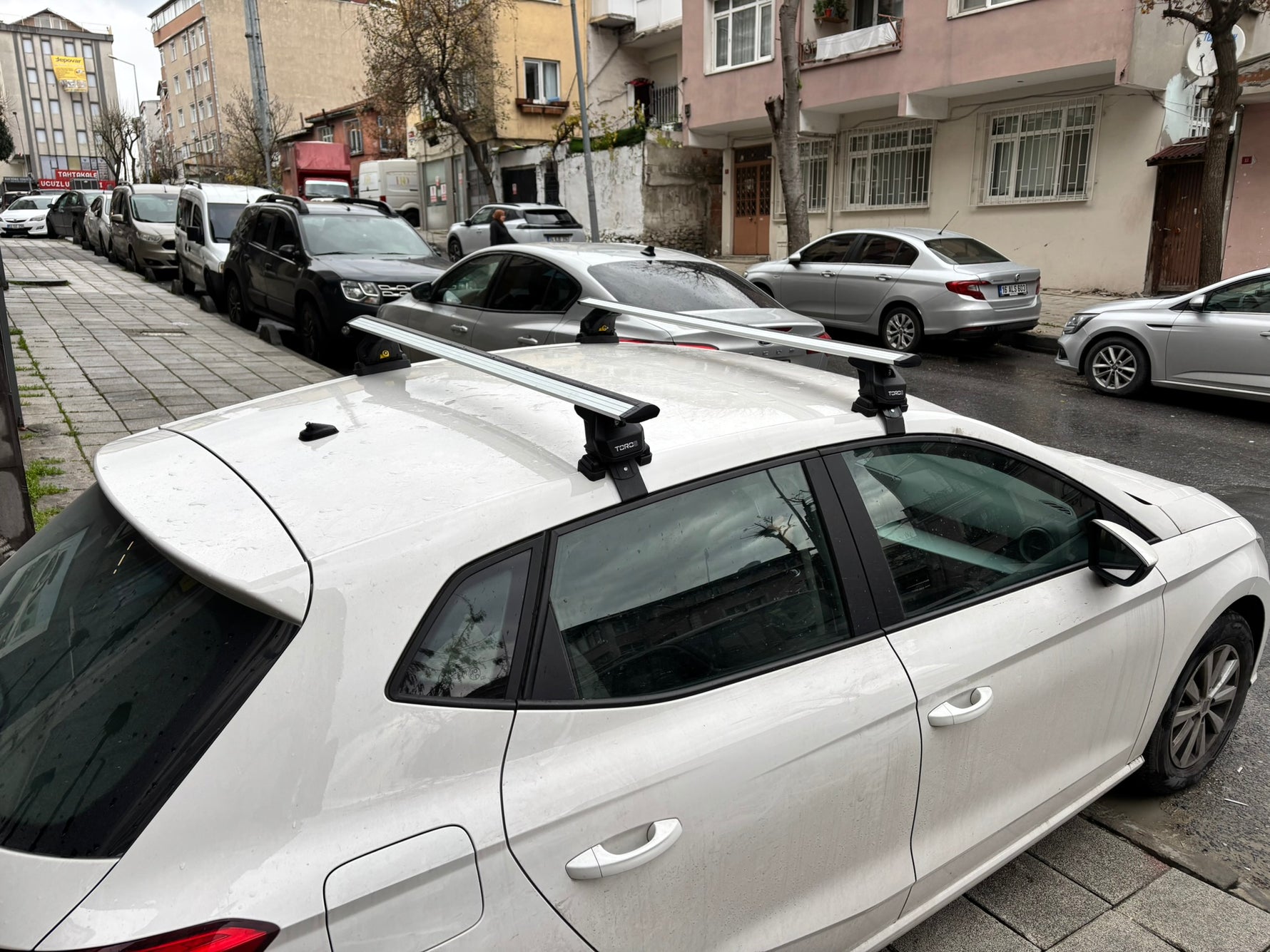 Seat Ibiza (2017-Sonrası) Portbagaj Taşıyıcı Ara Atkı Takımı - Toros Pro 4 - Gri