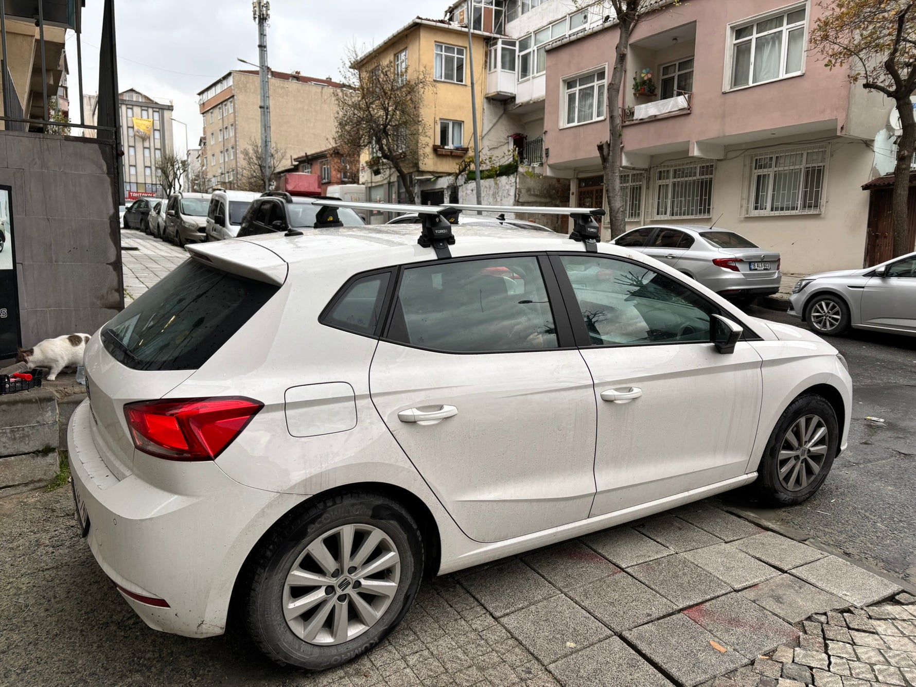 Seat Ibiza (2017-Sonrası) Portbagaj Taşıyıcı Ara Atkı Takımı - Toros Pro 4 - Gri