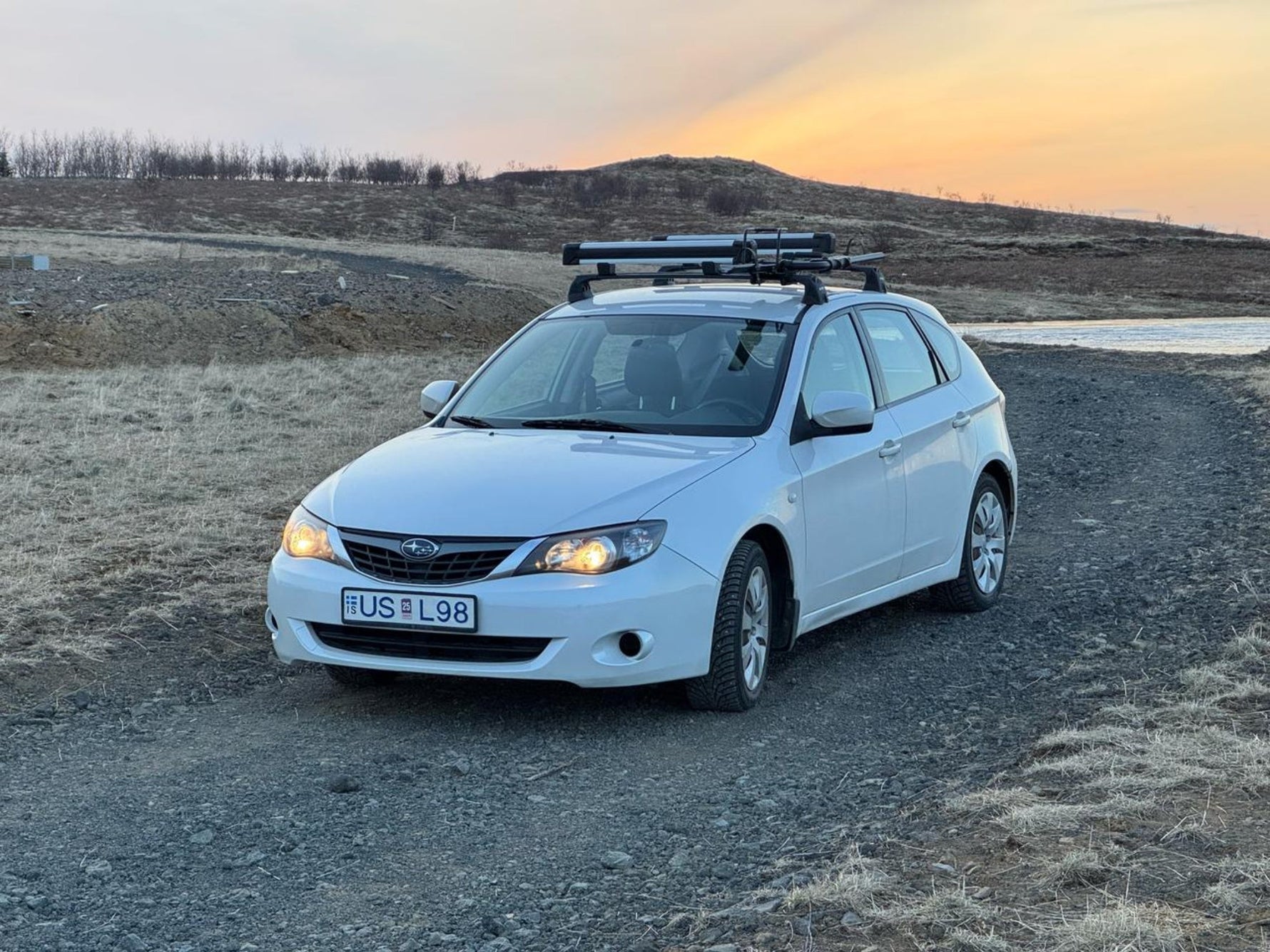 Paw Subaru Impreza Hatchback (2007-2014) Roof Rack Cross Bars - Pro 3 Black
