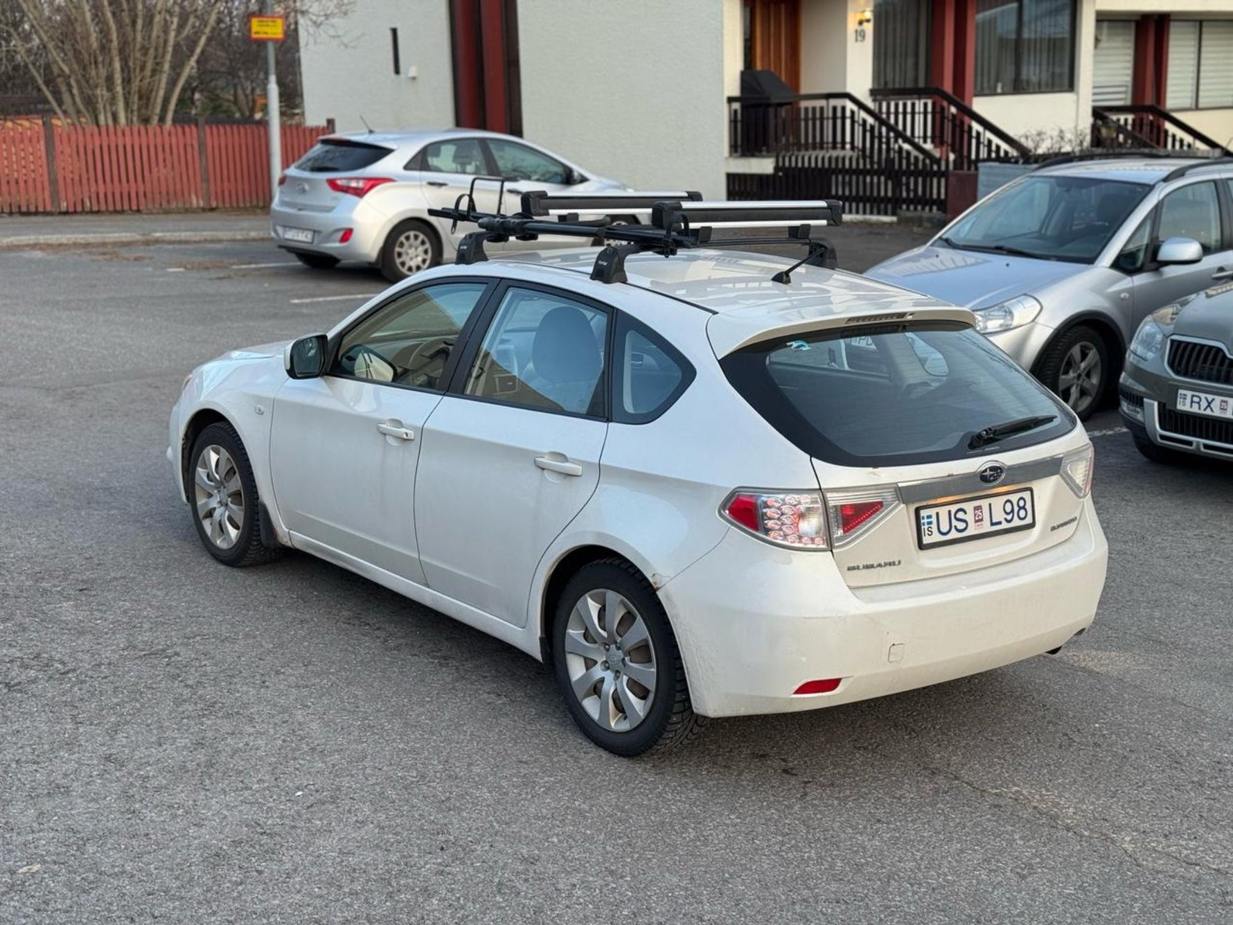 Paw Subaru Impreza Hatchback (2007-2014) Roof Rack Cross Bars - Pro 3 Black