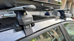 For Toyota Auris 2007-2013 Roof Rack Cross Bars Normal Roof Alu Black