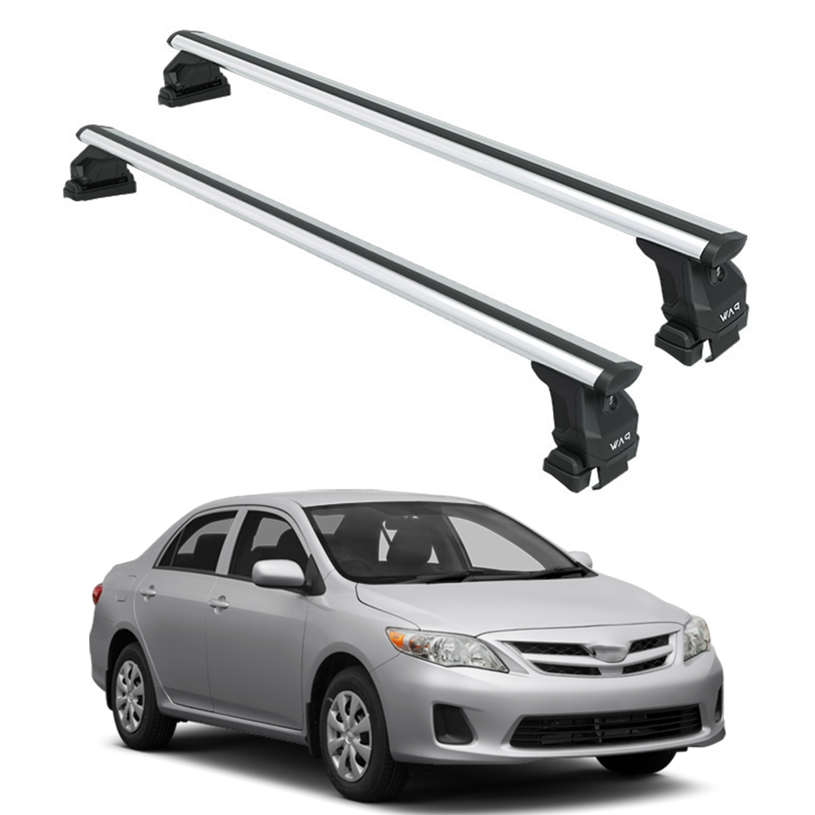 Toyota Corolla 2007-2013 Oluksuz Üst Tavan Portbagaj Taşıyıcı Ara Atkısı Toros Serisi Pro 4 Gri