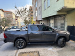 Toros Toyota Hilux Mk9 (2021-2026) Oluksuz Tavan Ara Atkı Portbagaj Taşıyıcı Pro 4 Gri