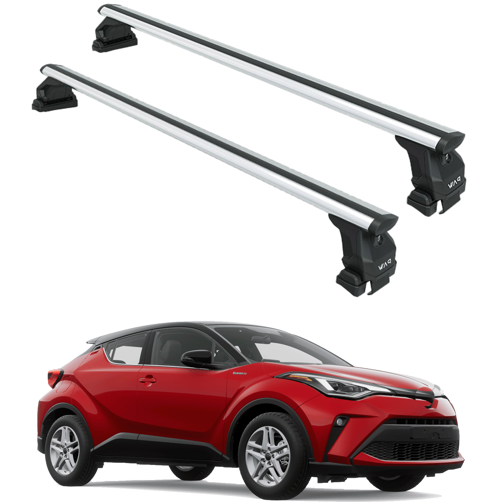 Toyota C-Hr 2019-2023Oluksuz Üst Tavan Portbagaj Taşıyıcı Ara Atkısı Toros Serisi Pro 4 Gri