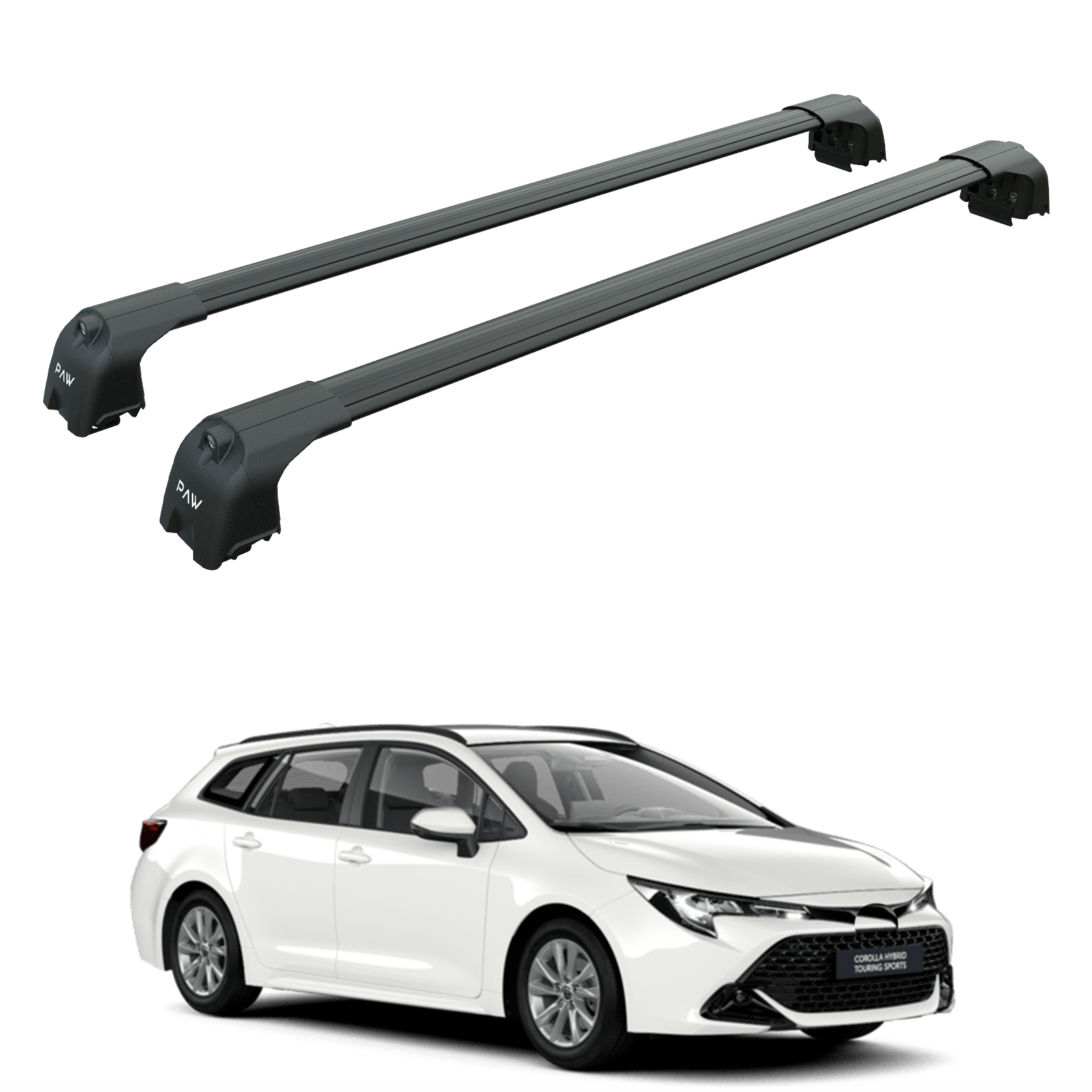 Toyota Corolla Touring 2018-2025 Portbagaj Taşıyıcı Ara Atkisi - Ara Çubuk Paw Pro 2 Siyah