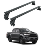 Toyota Hilux 2015-2021 Oluksuz Üst Tavan Portbagaj Taşıyıcı Ara Atkısı Toros Serisi Pro 4 Siyah