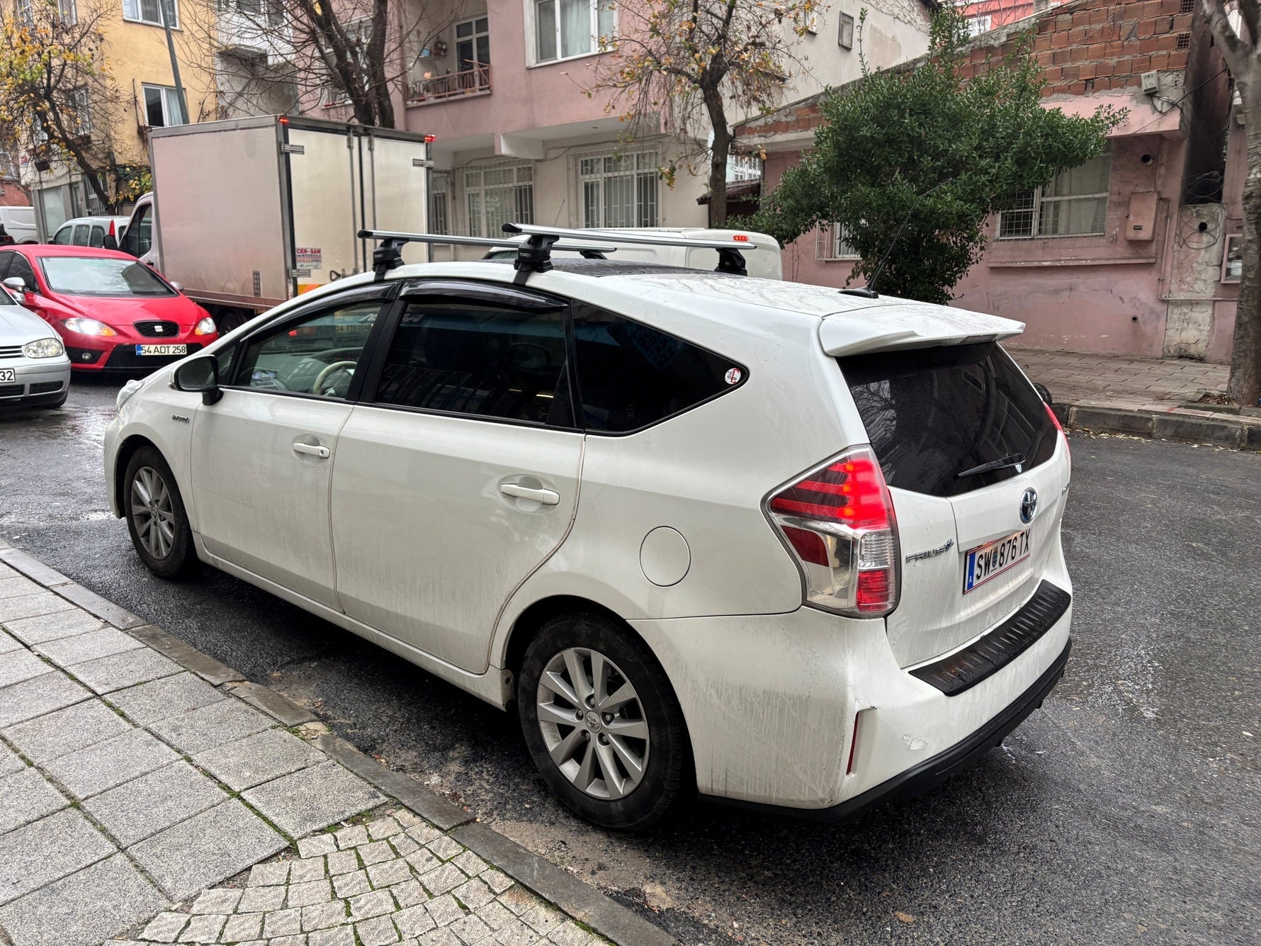 Toyota Prius 2009-2012 Oluksuz Üst Tavan Portbagaj Taşıyıcı Ara Atkısı Toros Serisi Pro 4 Siyah
