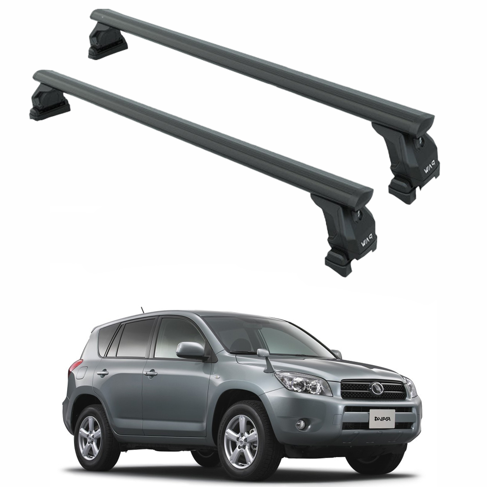 Toyota Rav 4 2000-2006 Tavan Taşıyıcı Ara Barlar – Vidalı Montaj