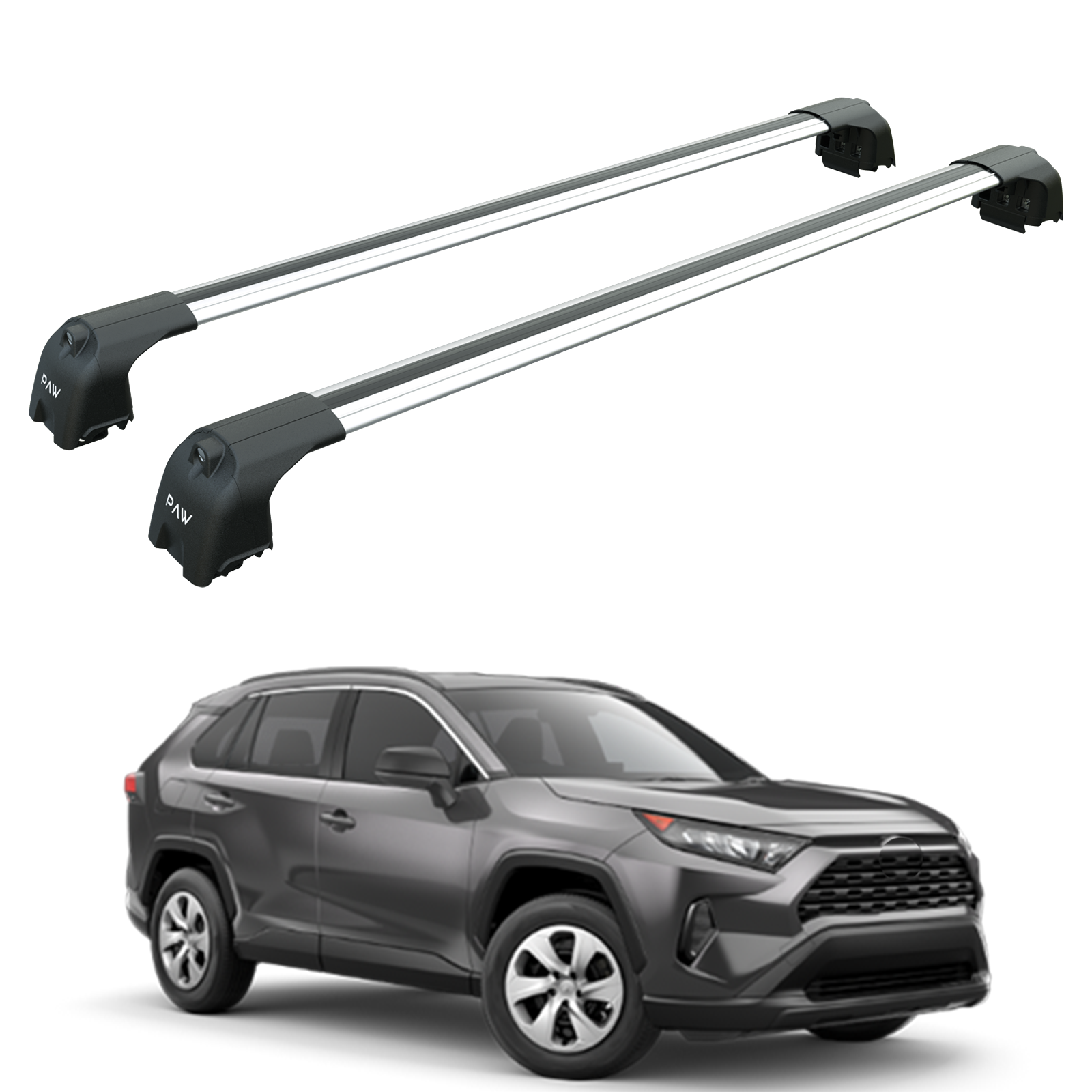 Toyota Rav 4 2018-2025 Portbagaj Taşıyıcı Ara Atkisi - Ara Çubuk Paw Pro 2 Gri
