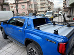 Volkswagen Amarok Aventura (2020-2025) Kasa Üstü Bed Rack Taşıyıcı Bar Gri | Kilitli Sistem | Vida Montajlı