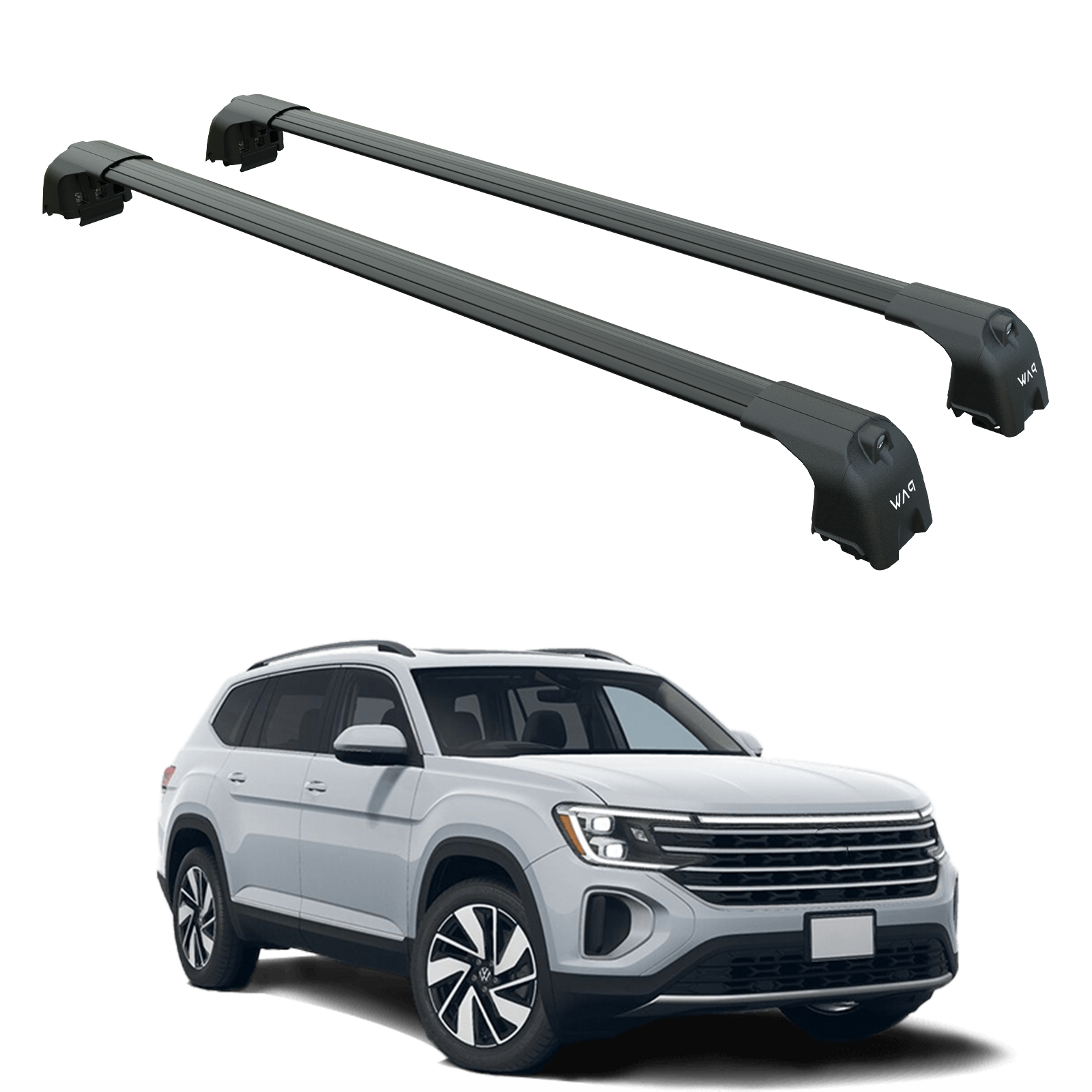 Volkswagen Atlas 2017-2025 Portbagaj Taşıyıcı Ara Atkisi - Ara Çubuk Paw Pro 2 Siyah