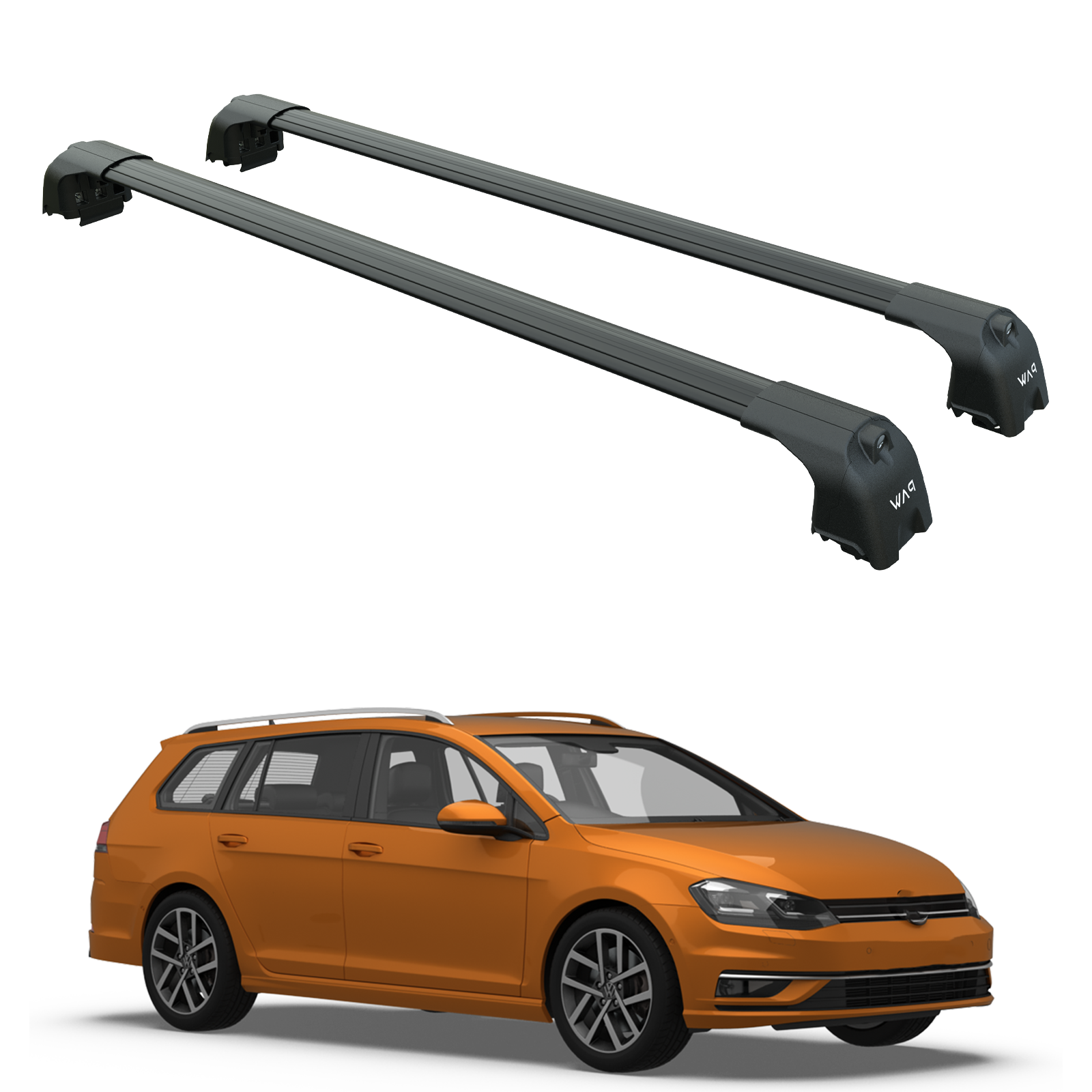 Volkswagen Golf Alltrack 2014-2020 Portbagaj Taşıyıcı Ara Atkisi - Ara Çubuk Paw Pro 2 Siyah